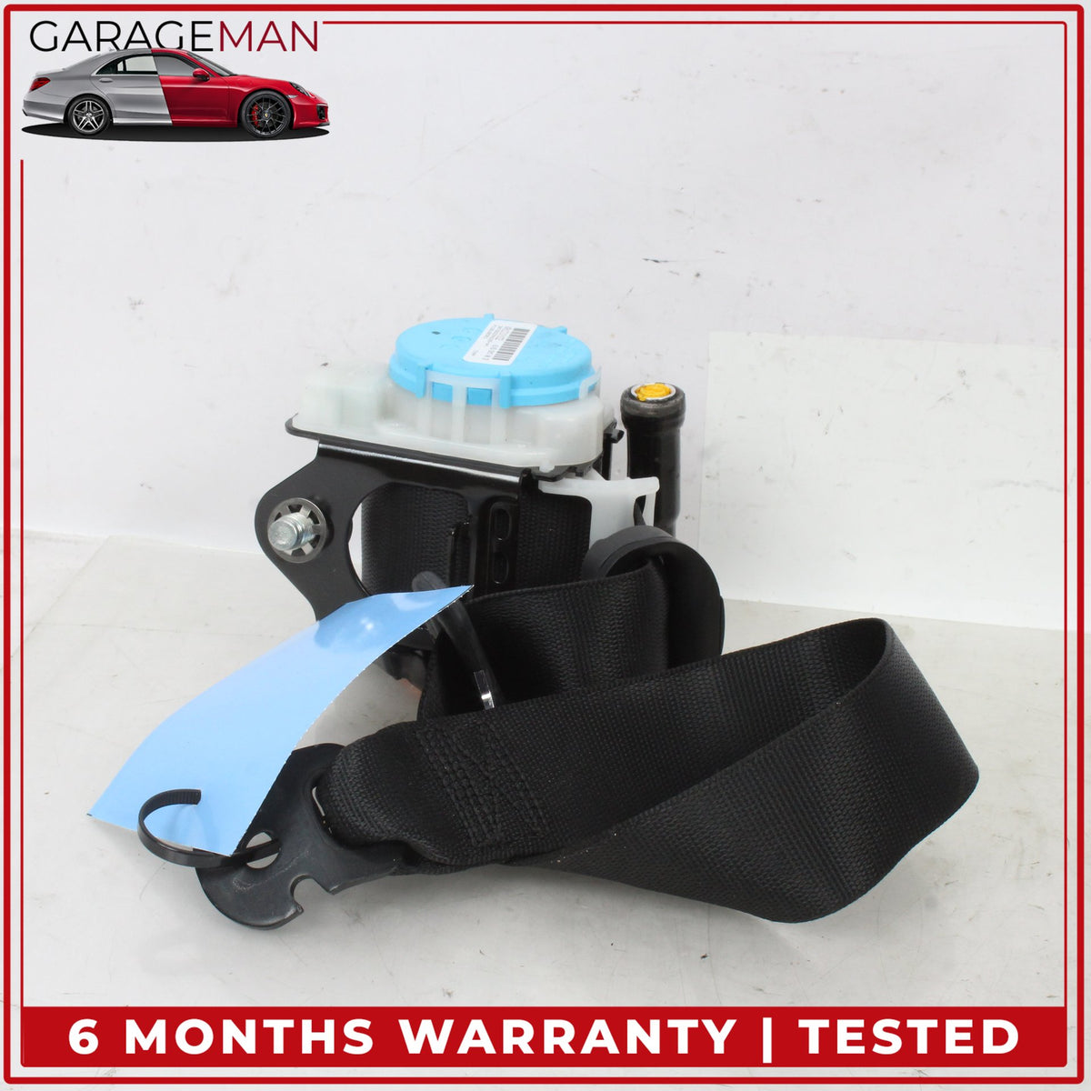2015-2017 Mercedes W242 B Electric Drive Rear Left Side Seat Belt Black OEM