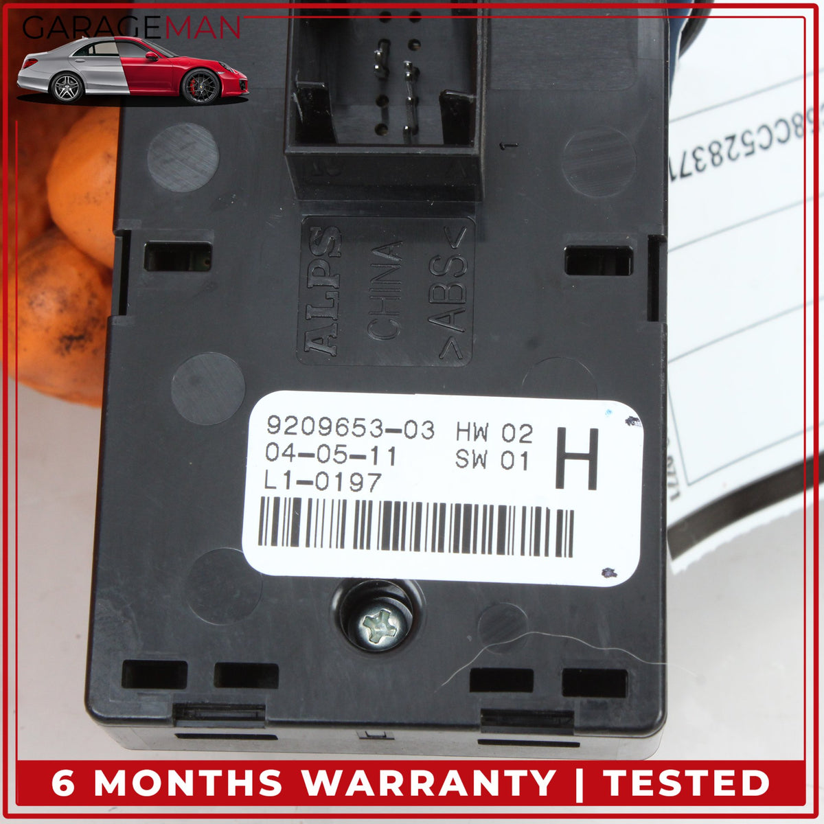 2012-2018 BMW 650i F13 Front Left Door Master Window Control Switch 9209653 OEM