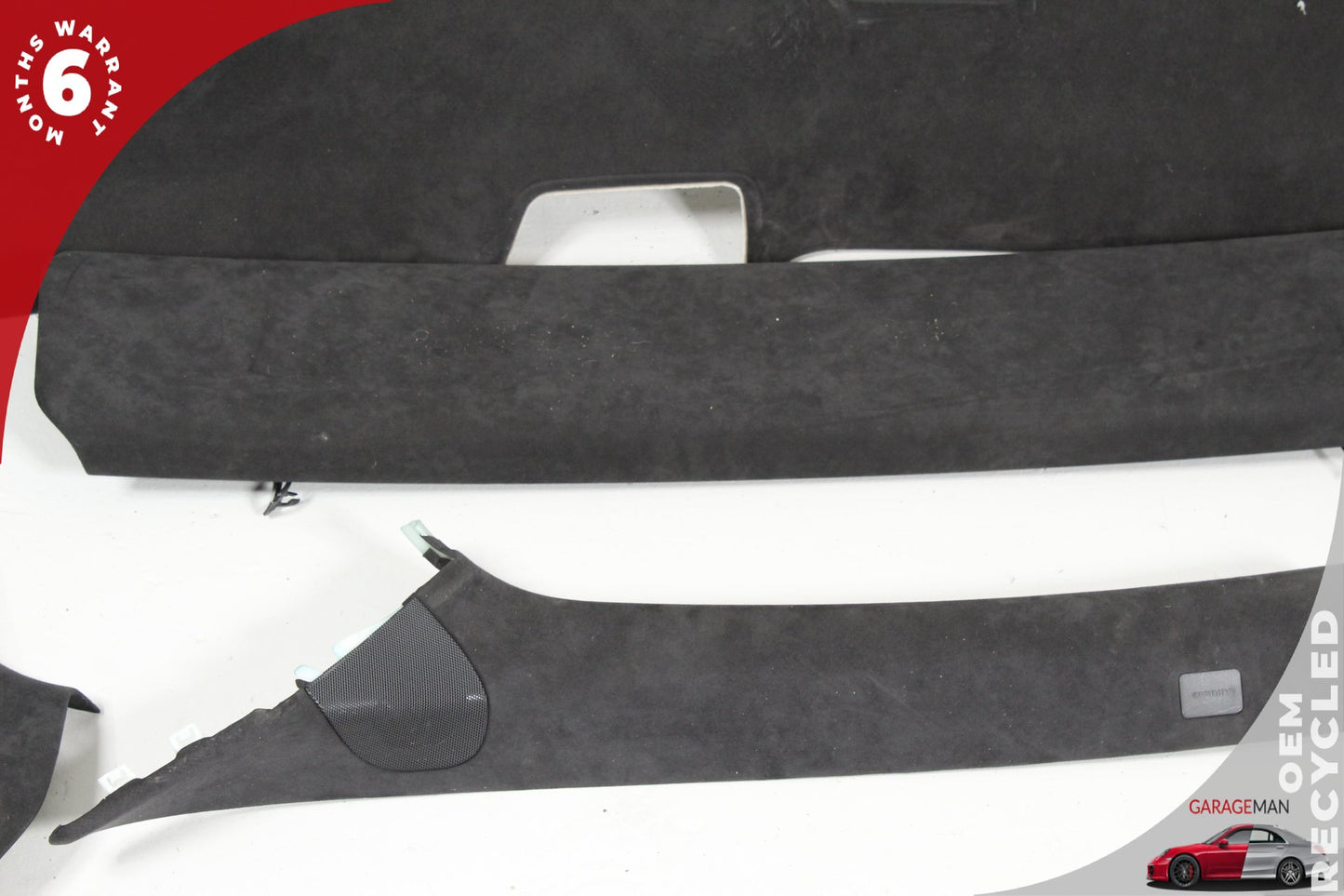 12-20 Tesla Model S 85D Panoramic Roof Headliner Trim Bow Pillar Cover Suede 104593602C