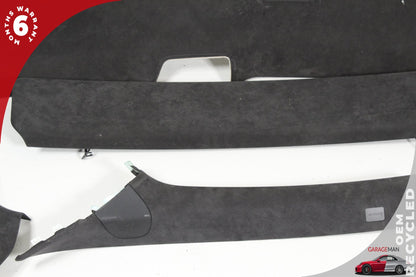 12-20 Tesla Model S 85D Panoramic Roof Headliner Trim Bow Pillar Cover Suede 104593602C