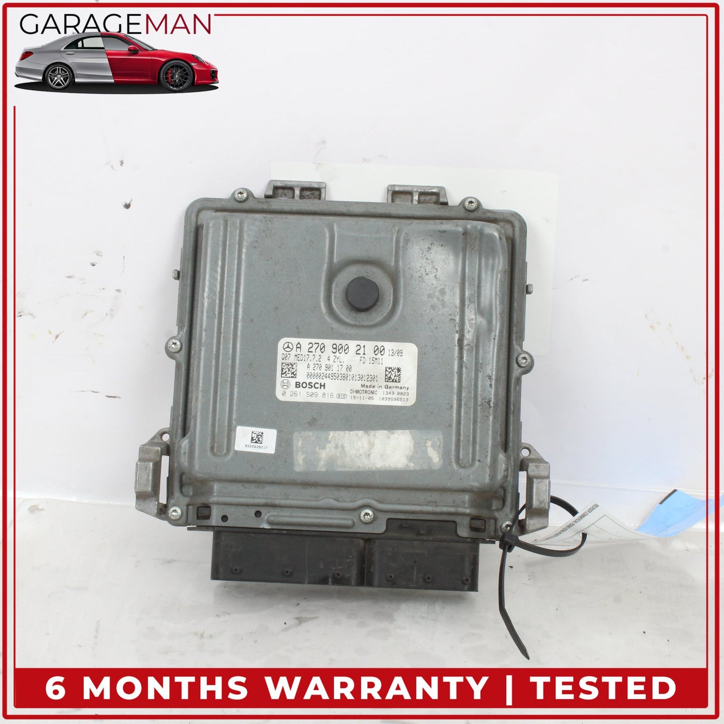 2014-2020 Mercedes W117 CLA250 2.0L Engine Control Module Unit 2709002100 OEM