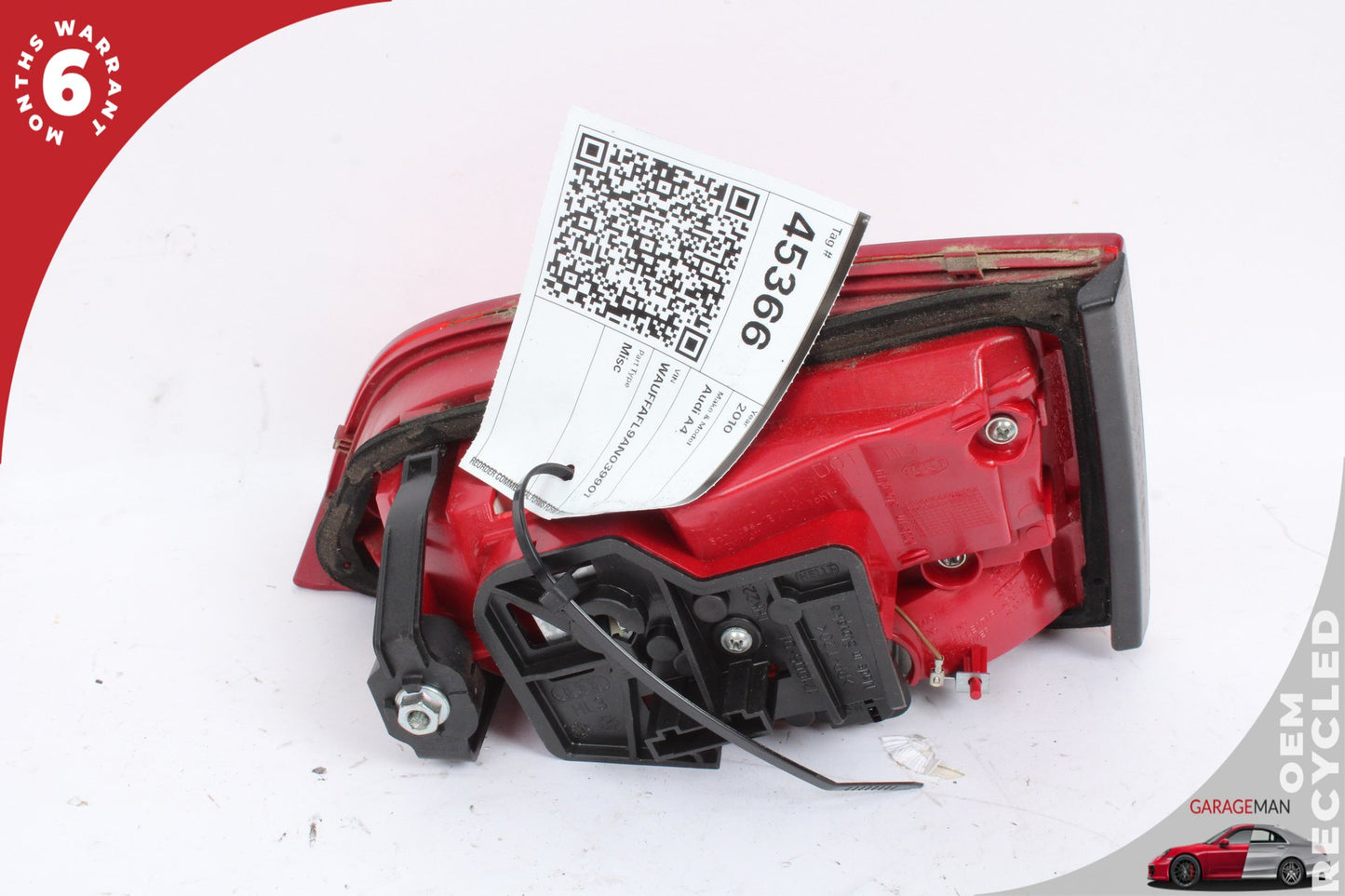 2009-2012 Audi A4 Rear Left Driver Side Inner Tail Light 8K5945093K