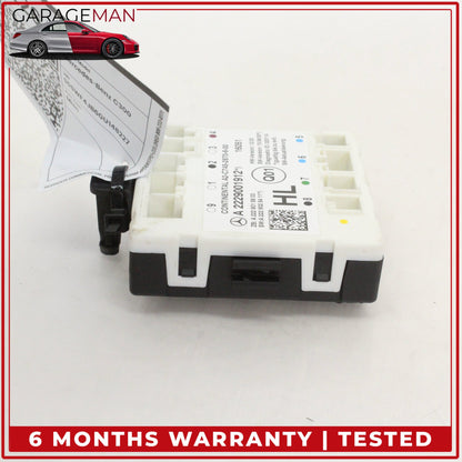 2015-2020 Mercedes W205 C300 Rear Left Side Door Control Module 2229001912 OEM