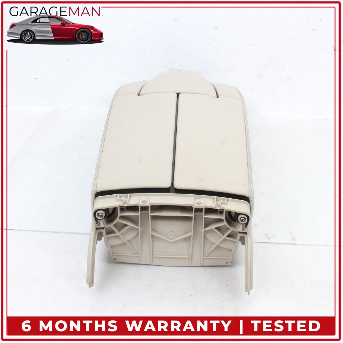 2014-2017 Mercedes C207 E400 Coupe Front Center Armrest Lid Cover Beige OEM