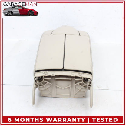 2014-2017 Mercedes C207 E400 Coupe Front Center Armrest Lid Cover Beige OEM
