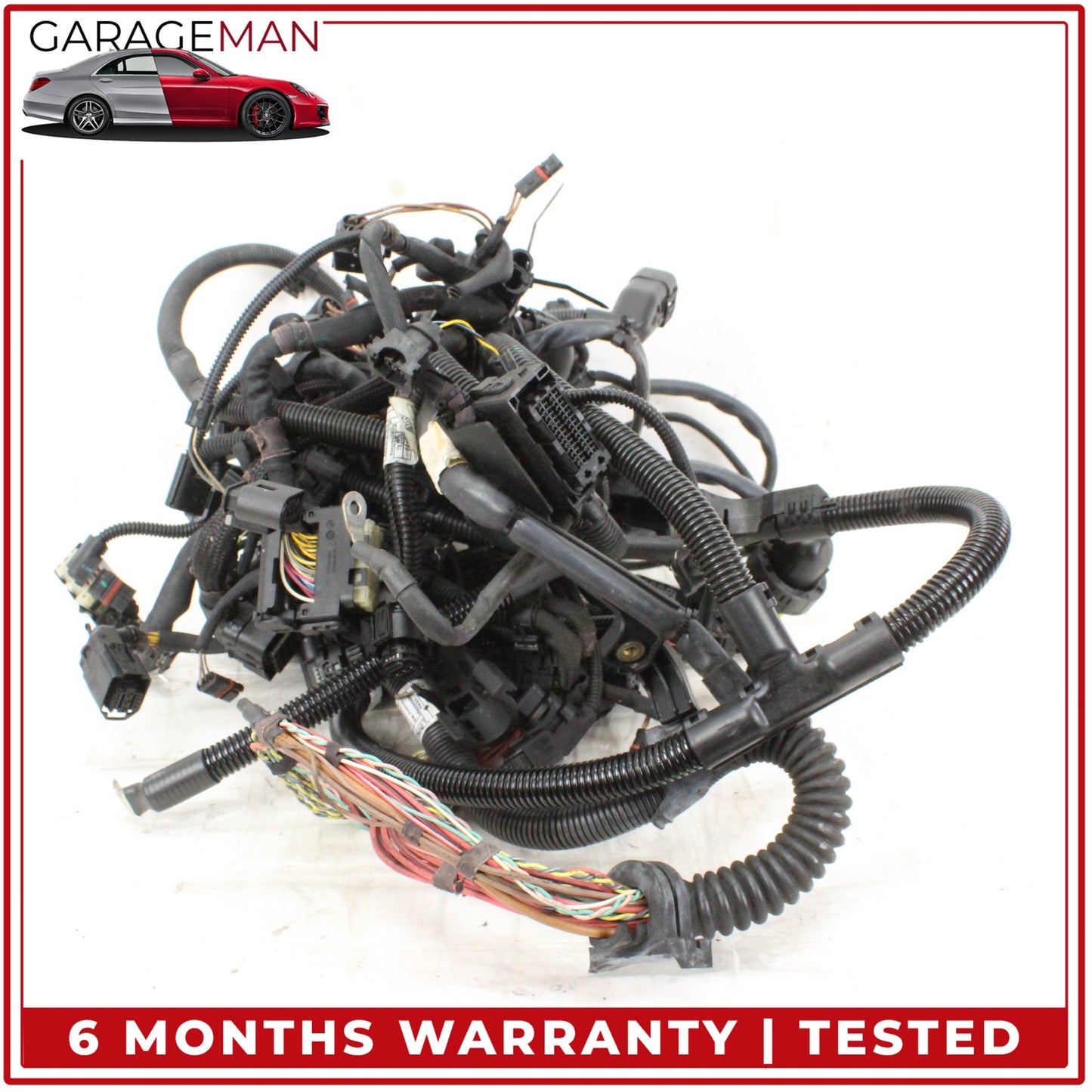 2012-2018 BMW 650i F06 N63 4.4L Engine Motor Wiring Harness Set 7633268 OEM