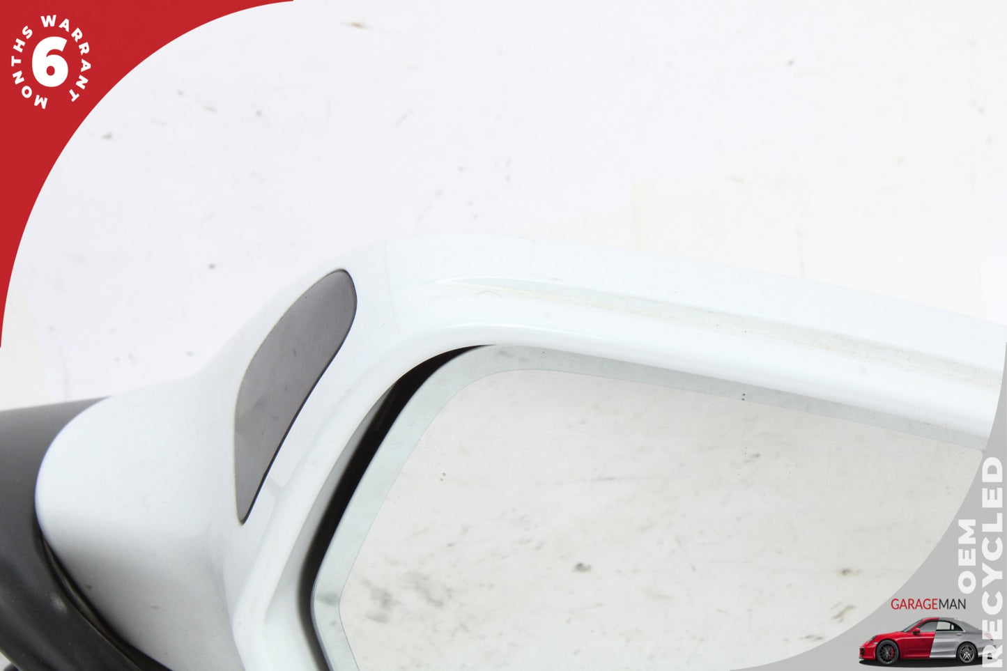 2012-2018 Audi A6 S6 Front Right Door Rear View Mirror w/ Blind Spot White OEM