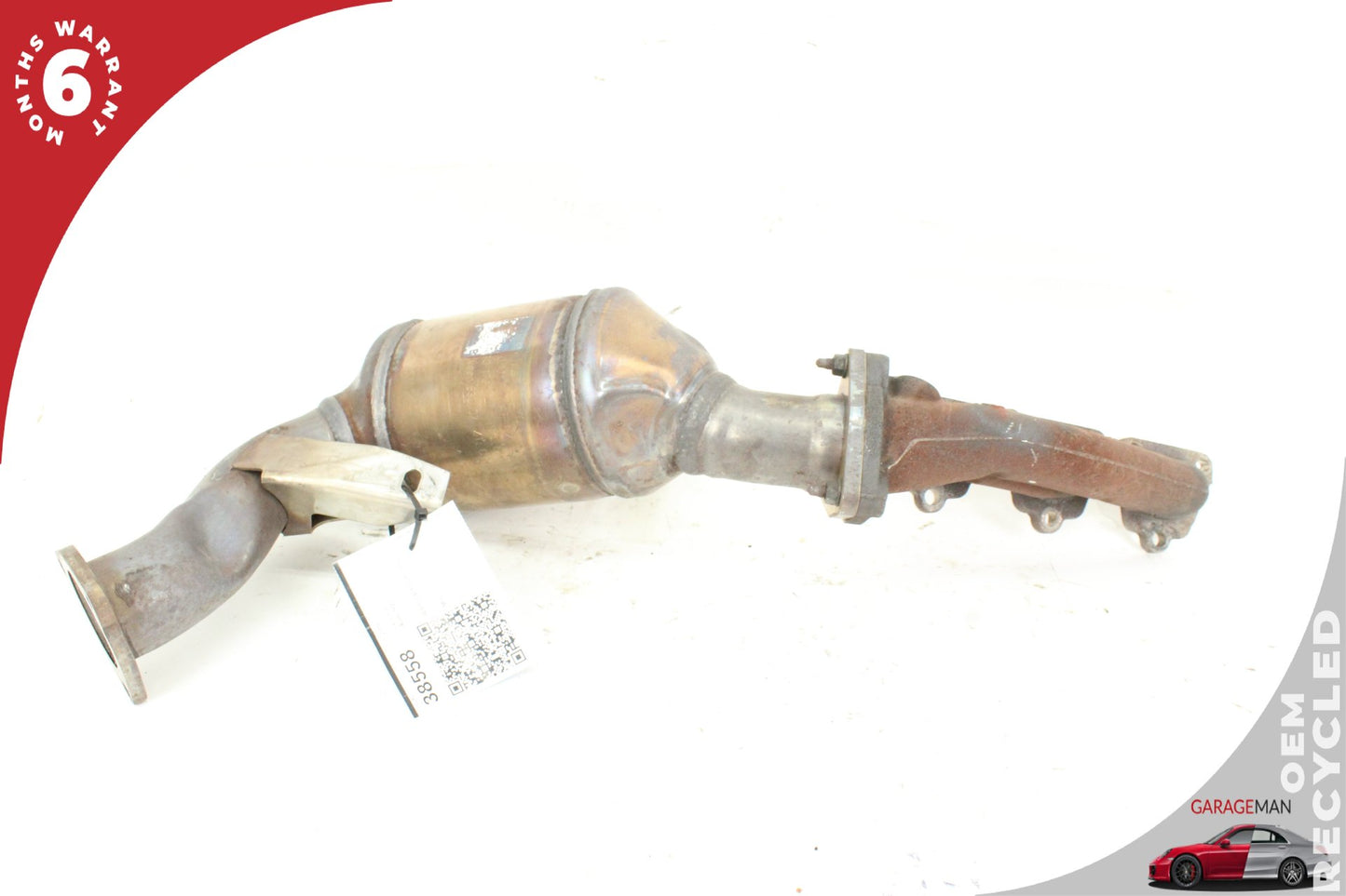 2014-2017 Audi SQ5 8R SUV Front Right Exhaust System Pipe Tube w/ Manifold 4G0131703AF