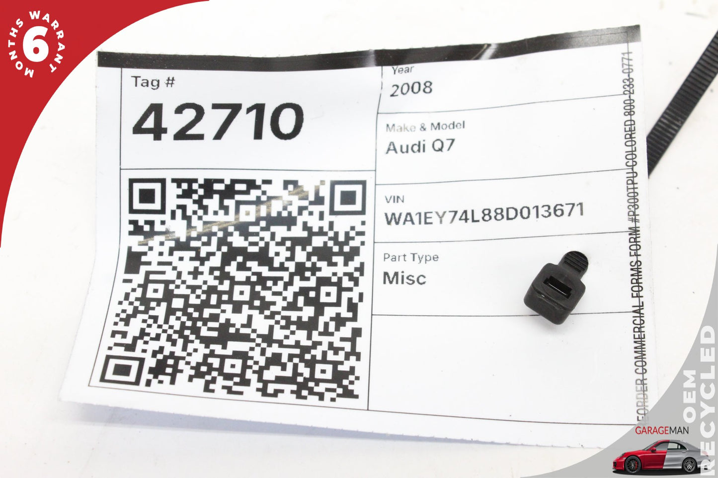 2007-2015 Audi Q7 Front Right Passenger Side Seat Adjustment Control Switch OEM
