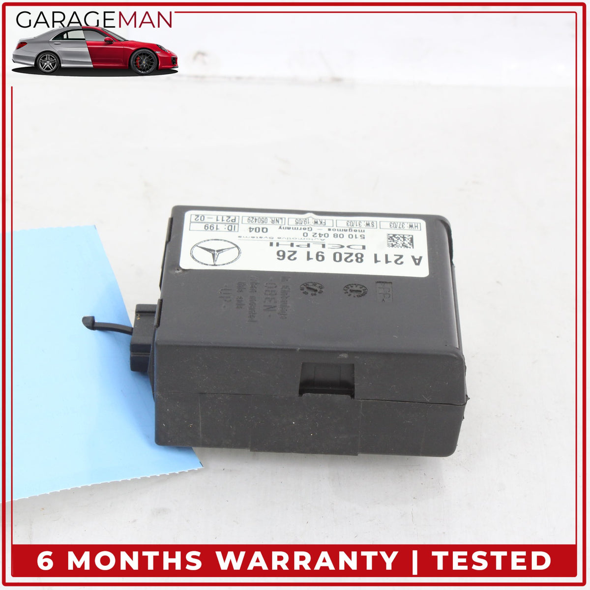 2000-2012 Mercedes R230 SL500 Anti Theft Alarm Control Module 2118209126 OEM