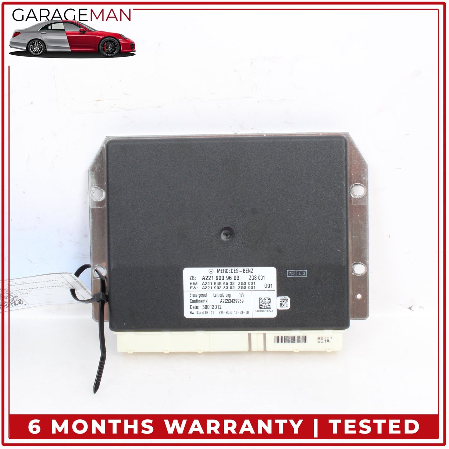 2007-2014 Mercedes W216 CL550 S550 Airmatic Air Suspension Control Module OEM