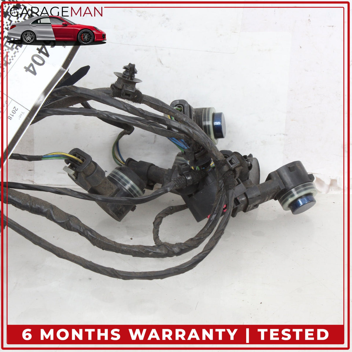 2018-2024 BMW X3 G01 Rear Bumper Parking Sensors (set of 6) w/ Wire Harness OEM