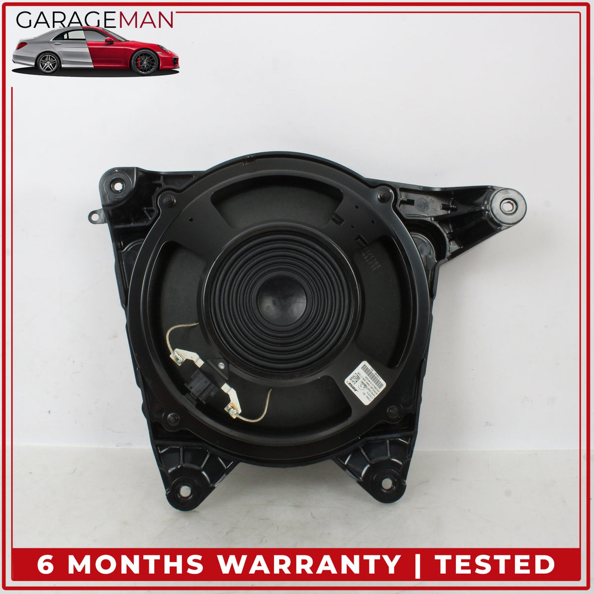 2011-2018 Audi A8 Rear Deck Audio Sound Subwoofer Speaker Set Bose OEM