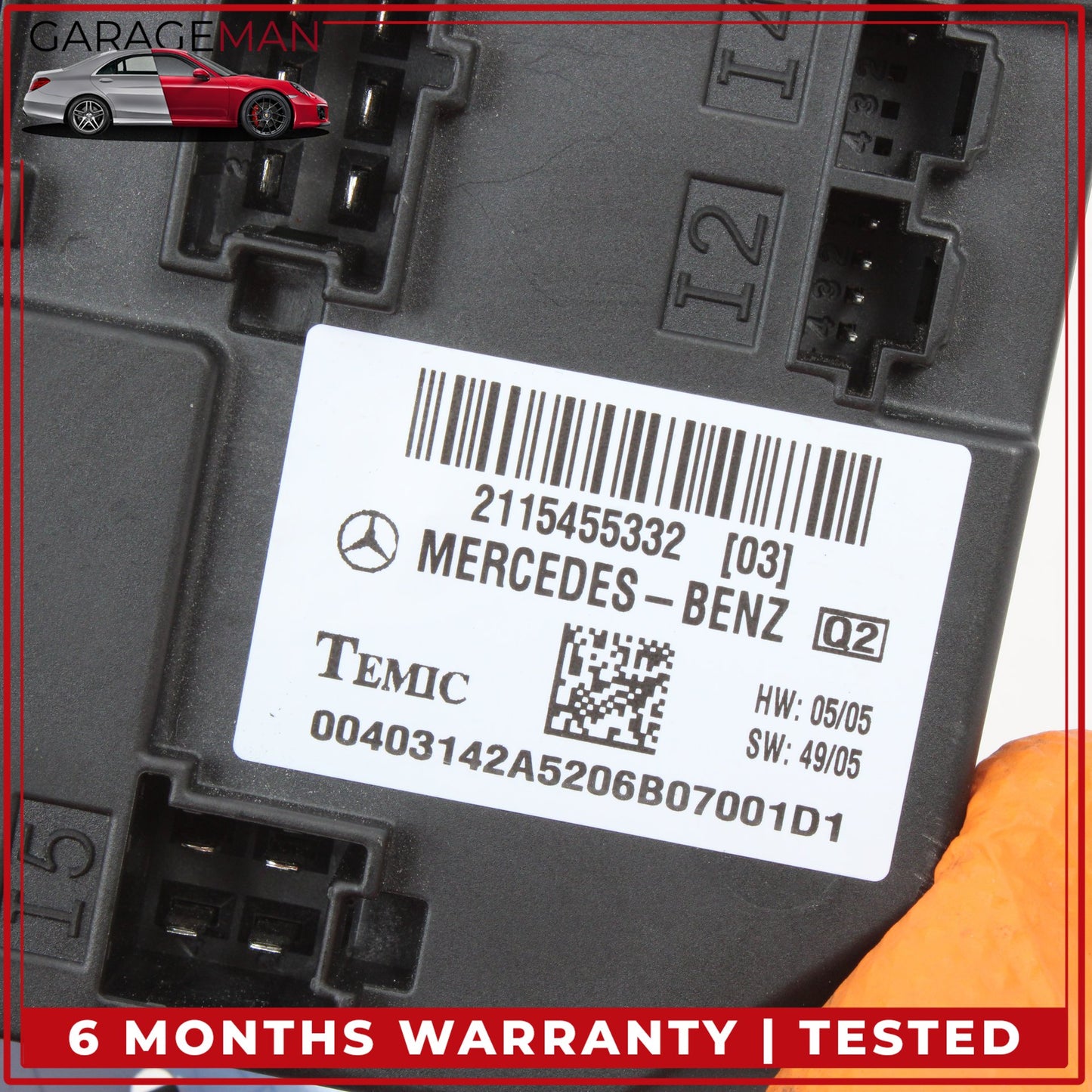 2003-2011 Mercedes W211 E350 BCM Body Comfort Control Module Unit 2115455332 OEM