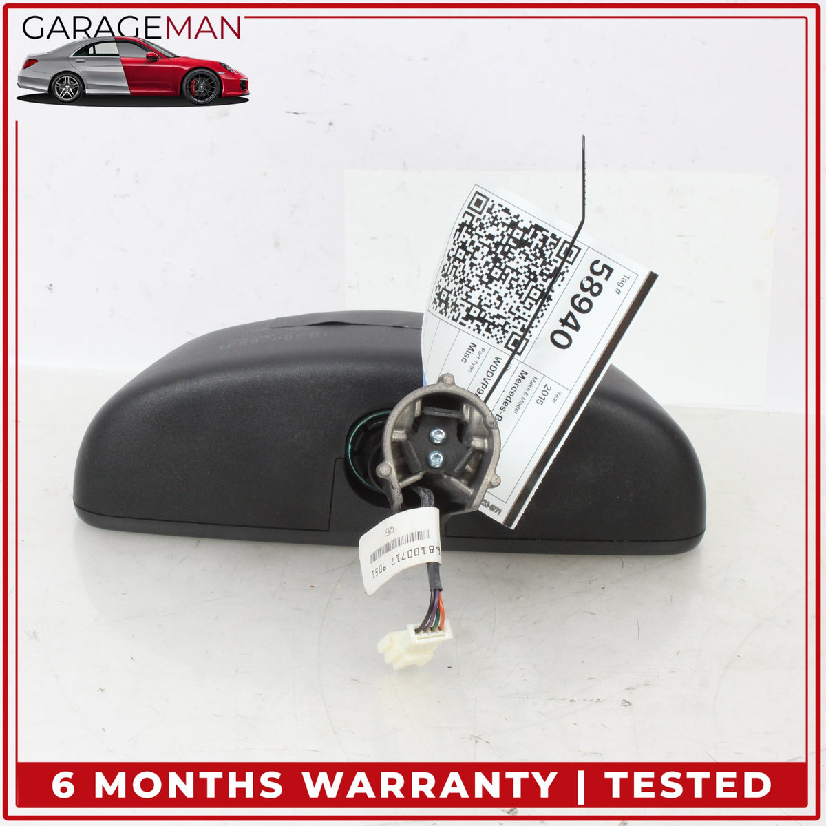 2014-2017 Mercedes W242 B Electric Drive B250e Rear View Mirror 2468100417 OEM