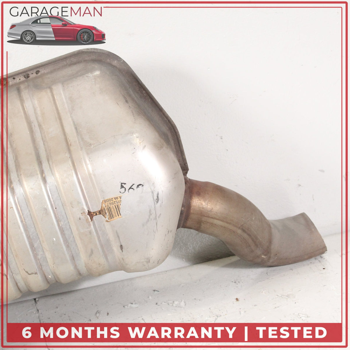 2002-2009 Mercedes W203 C230 CLK350 AMG Rear Exhaust Pipe Muffler Assembly OEM