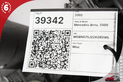 1999-2006 Mercedes W220 S500 CL500 Engine Motor Assembly 5.0 V8 M113 OEM 208K