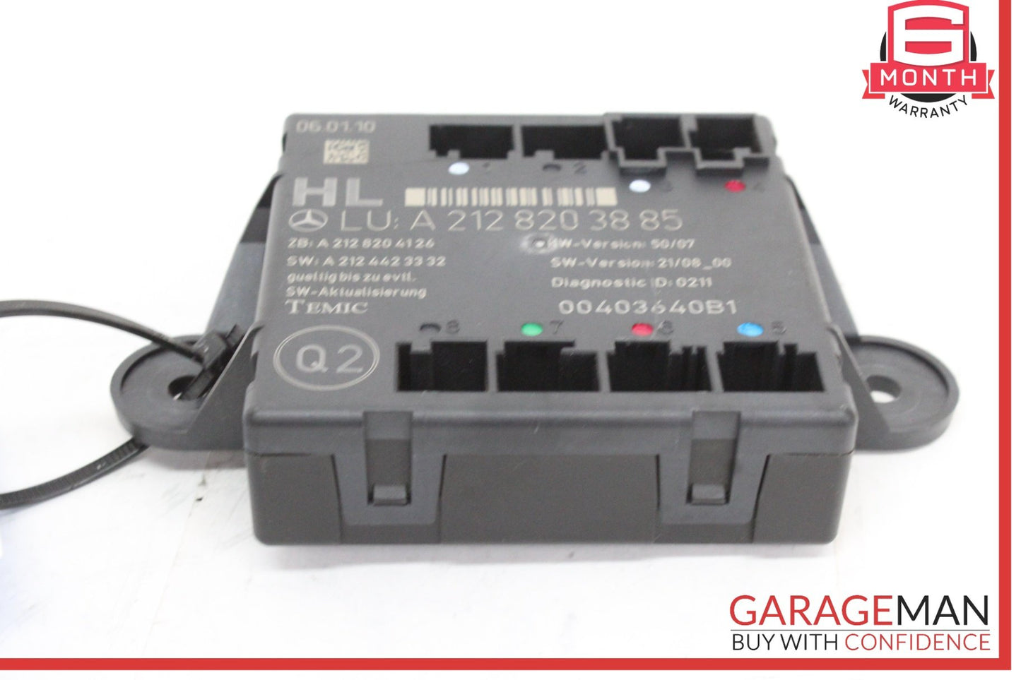 2008-2018 Mercedes W212 E350 Rear Left Driver Side Door Control Module OEM