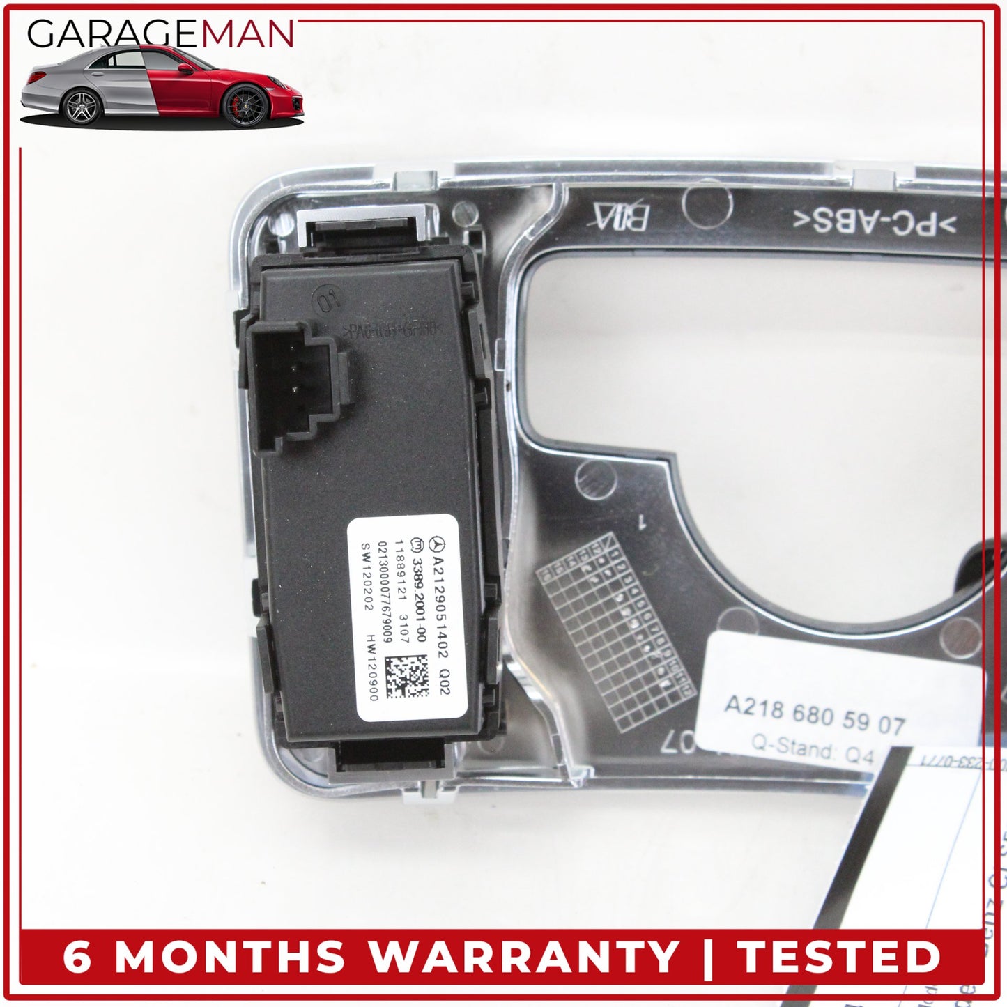 2012-2018 Mercedes W218 CLS550 Center Console Trim Bezel 2129054900 OEM