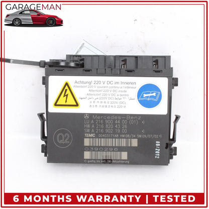 2010-2014 Mercedes W216 CL550 Front Left or Right Seat Contour Control Module