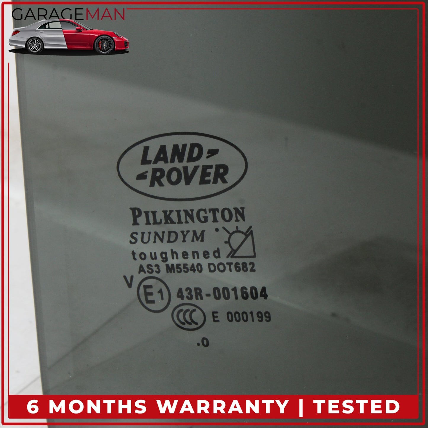 2005-2016 Land Rover LR4 LR3 SUV Rear Left Driver Side Door Window Glass OEM