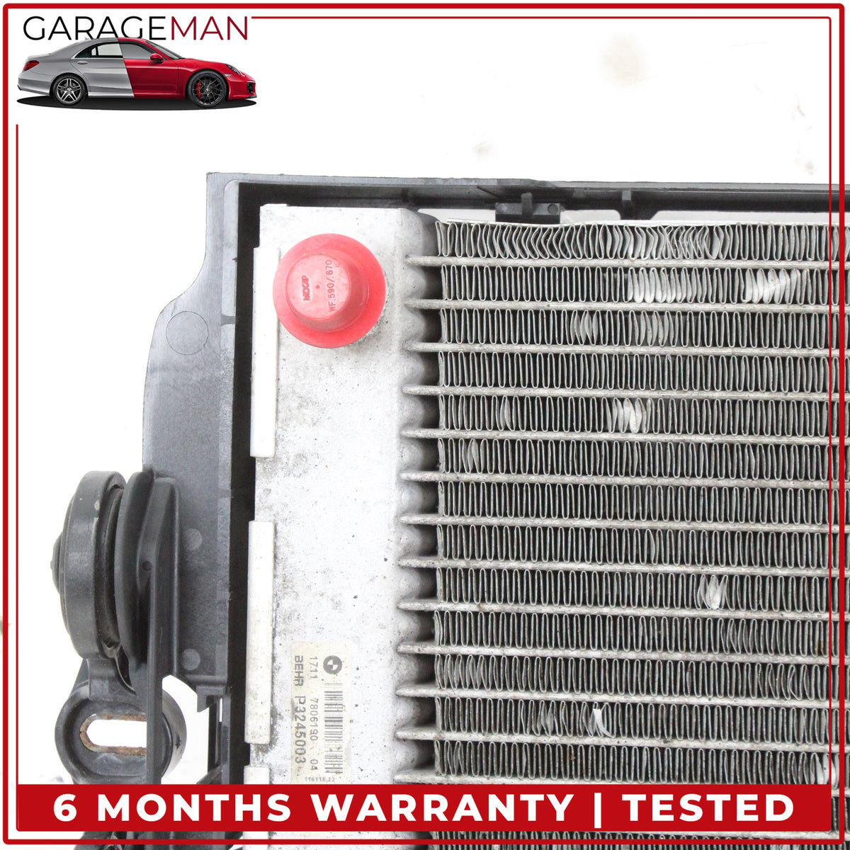 2013-2019 BMW 650i F06 Sedan Front Left Driver Side Auxiliary Radiator 7805630 OEM