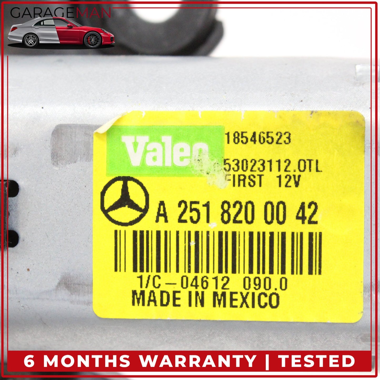 2006-2019 Mercedes W164 ML350 GL450 R350 Rear Glass Wiper Motor 2518200042 OEM