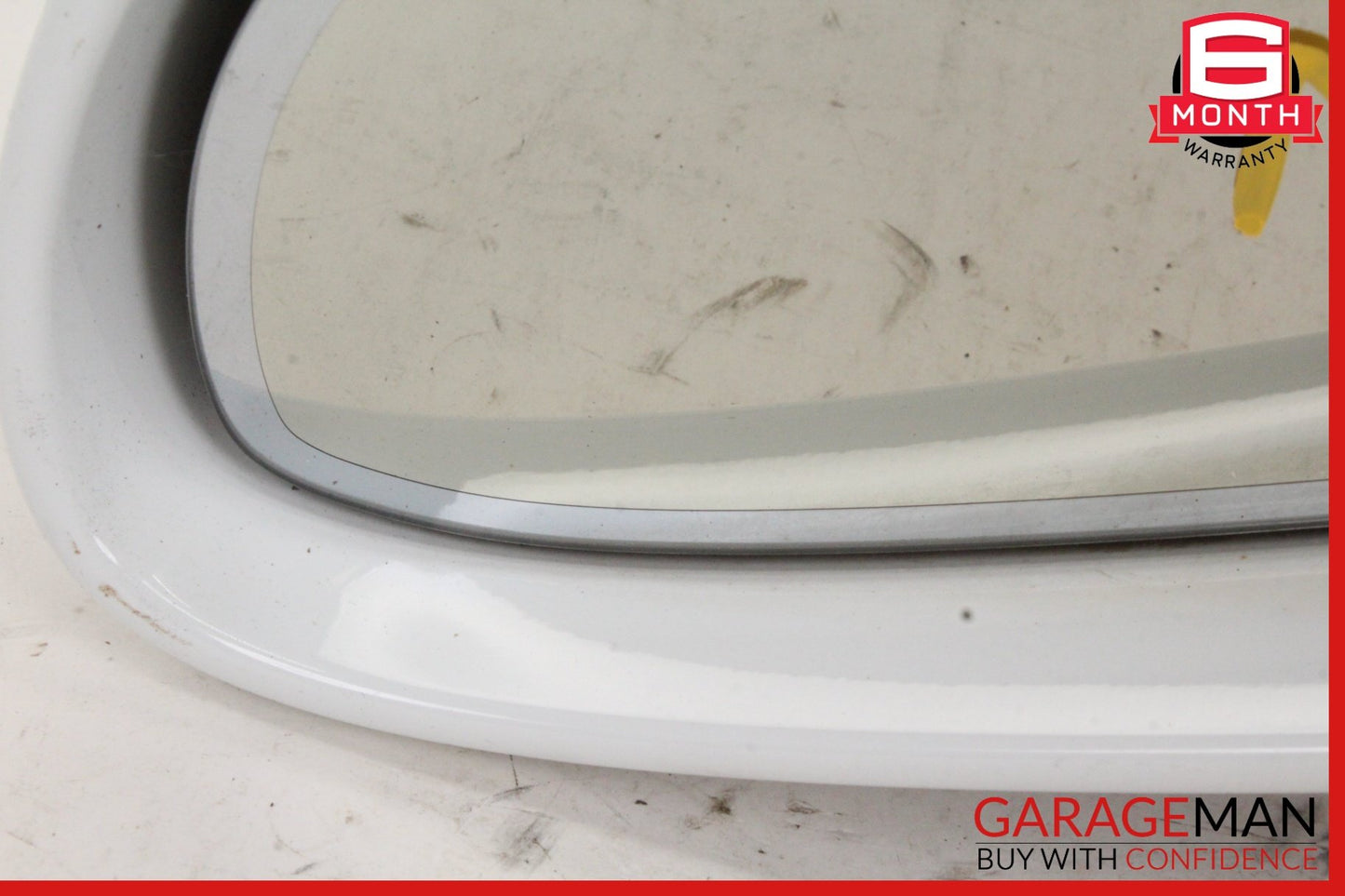 2013-2016 Porsche Cayman 981 Front Left Side Door Rear View Mirror White OEM