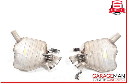 2015-2018 Audi A8 Right & Left Side Exhaust Muffler w/ Tip