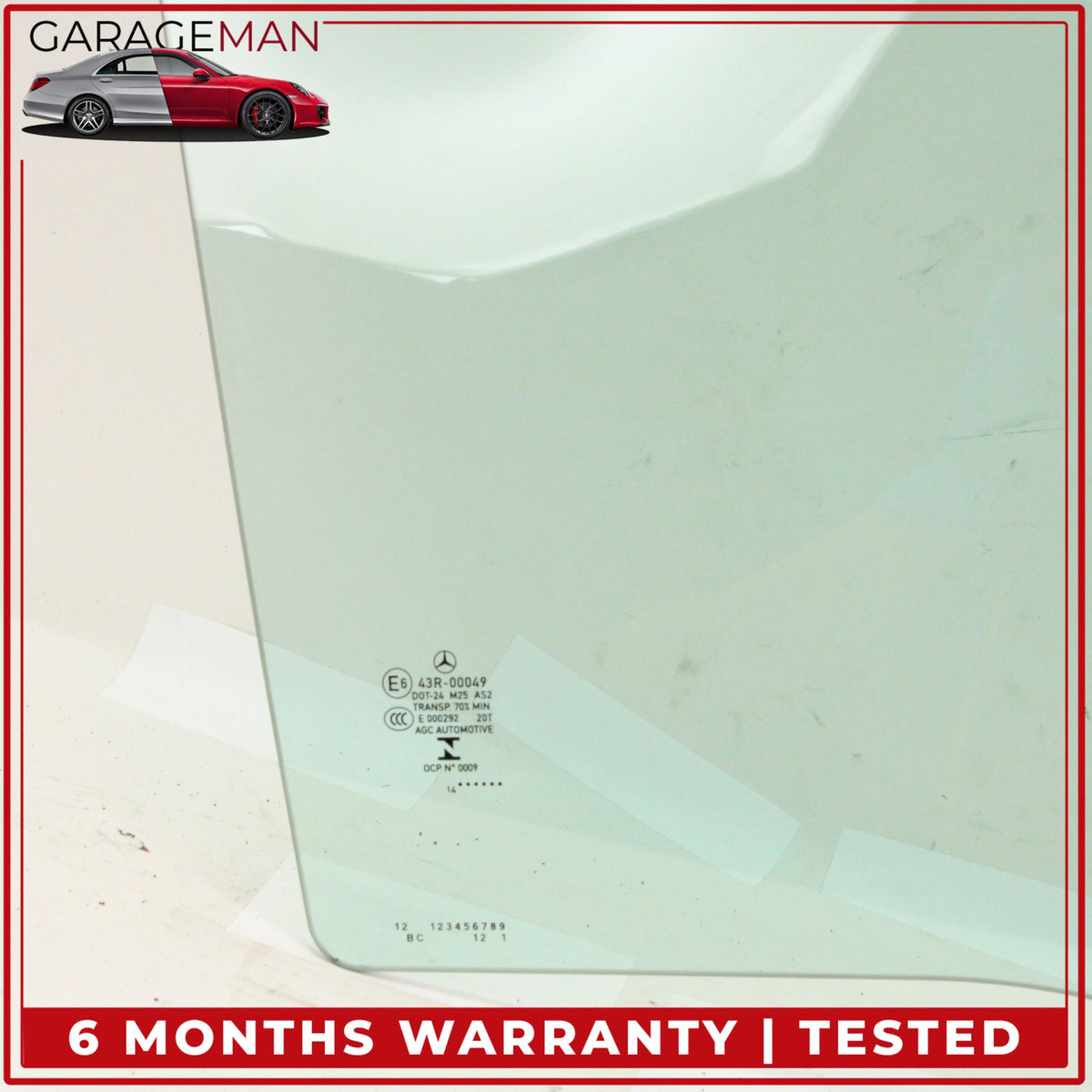 2011-2016 Mercedes W212 E350 Wagon Rear Right Side Door Window Glass OEM