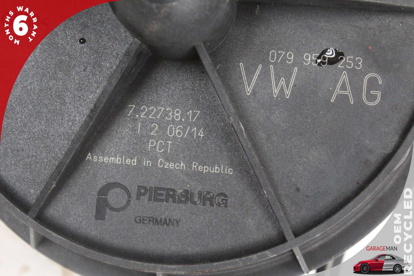 2012-2018 Audi A6 A7 Quattro Sedan Secondary Air Smog Pump 079959253 OEM