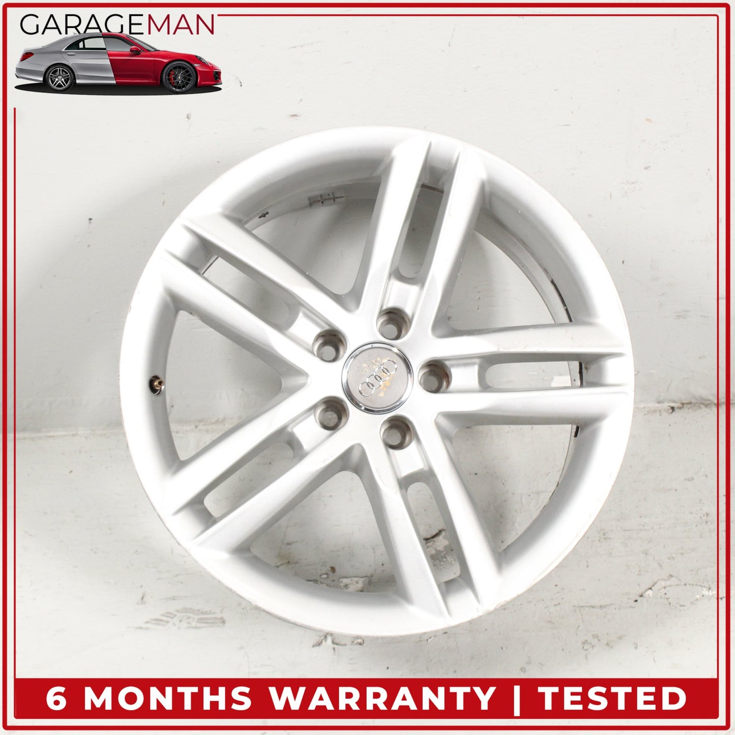 2012-2018 Audi A6 S6 Front or Rear Wheel Rim 8JX18H2 ET39 4G0601025Q OEM