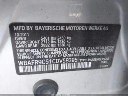 Parting Out- 2012 BMW 550i F10- 134