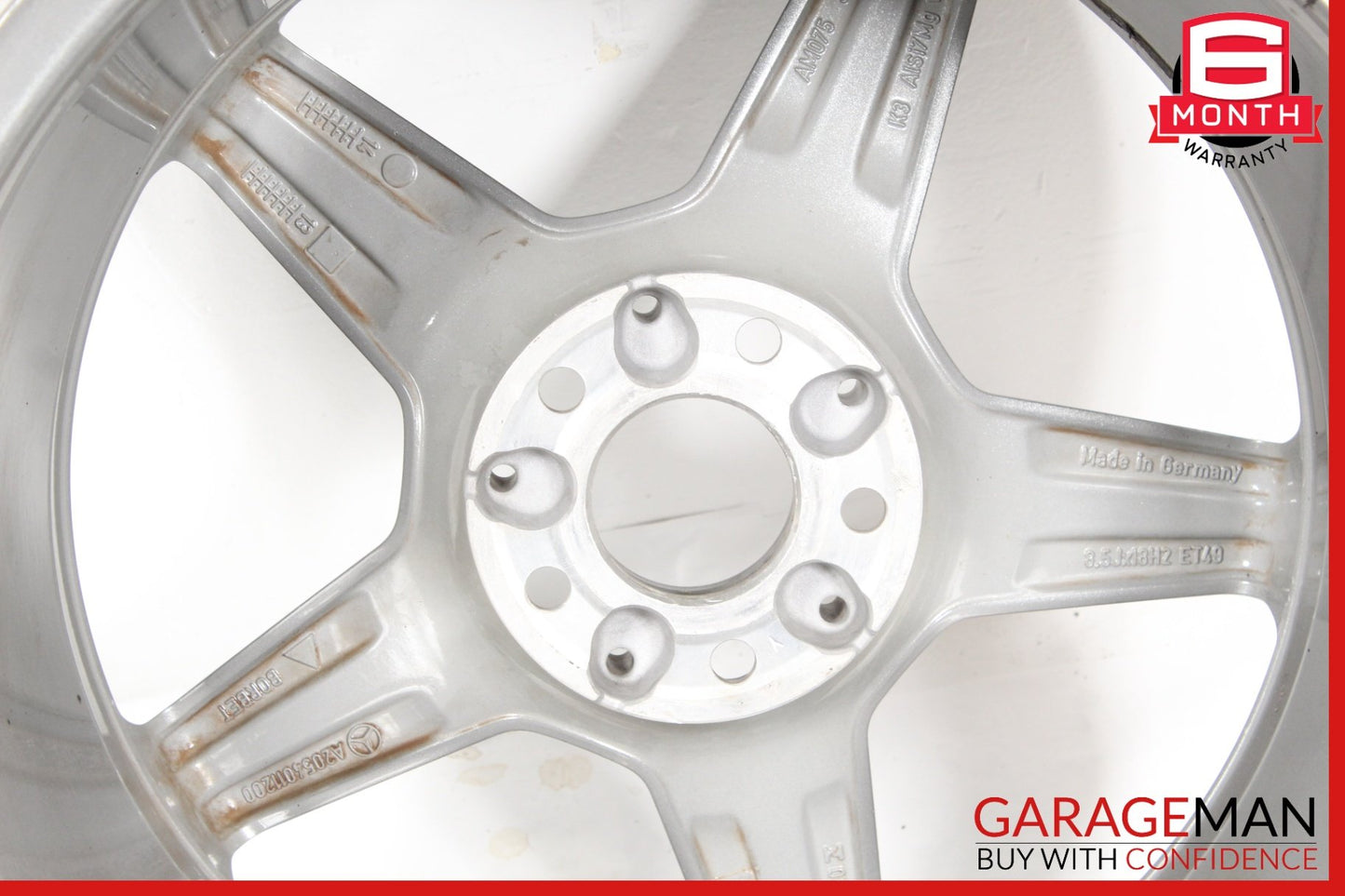 2015-2018 Mercedes W205 C300 Rear Wheel Rim 8.5Jx18H2 ET49 2054011200 OEM