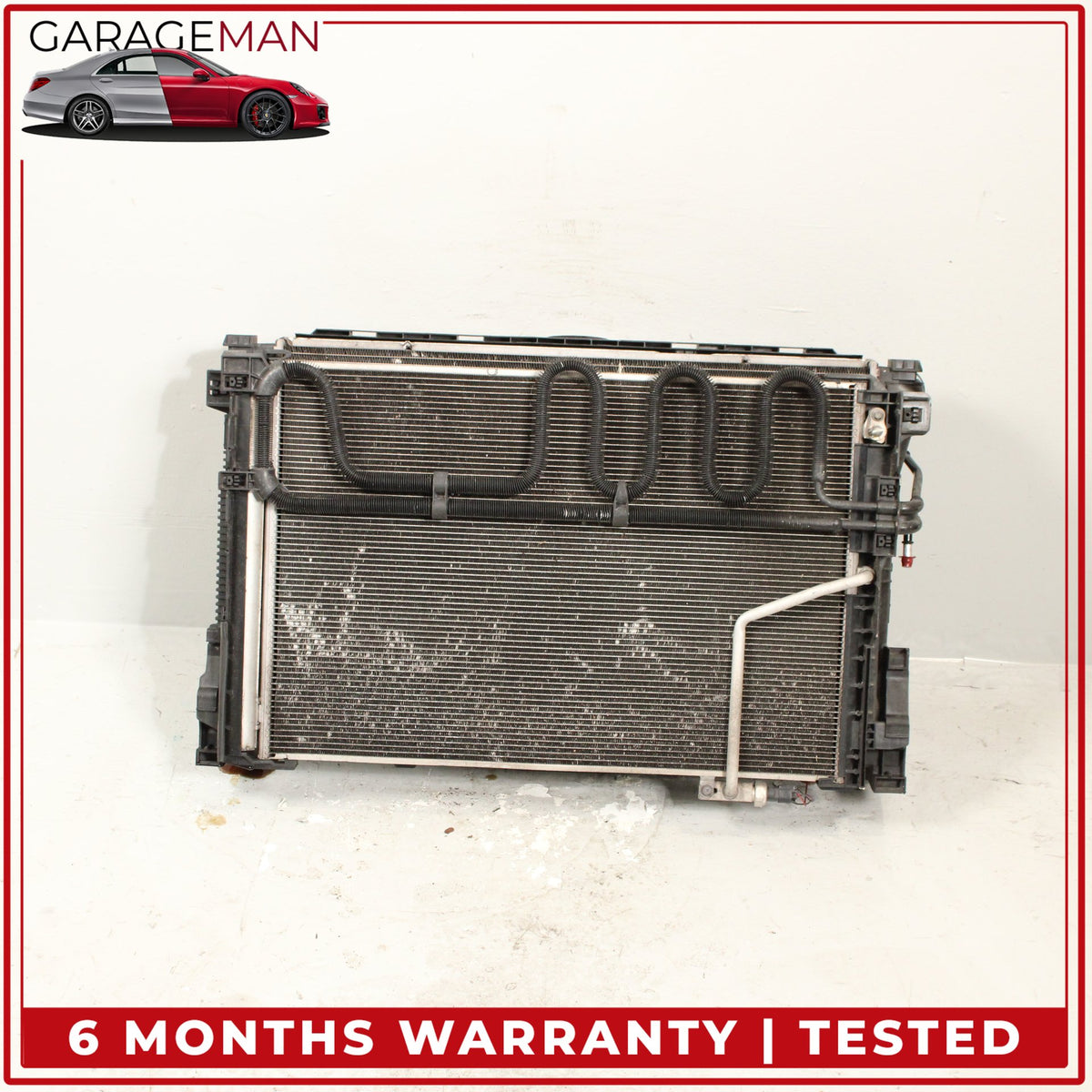 2010-2017 Mercedes W207 E350 Engine Cooling Radiator AC A/C Condenser Assy OEM