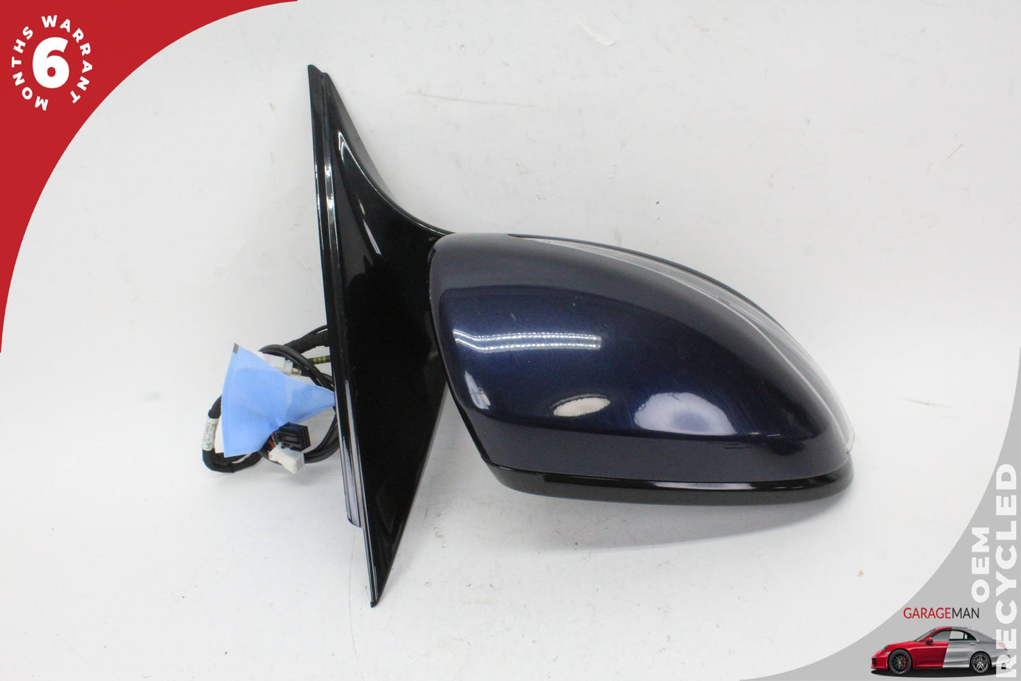 17-19 Mercedes-Benz E400 W213 Wagon Front Right Door Rear View Mirror w/ Camera Blind Spot