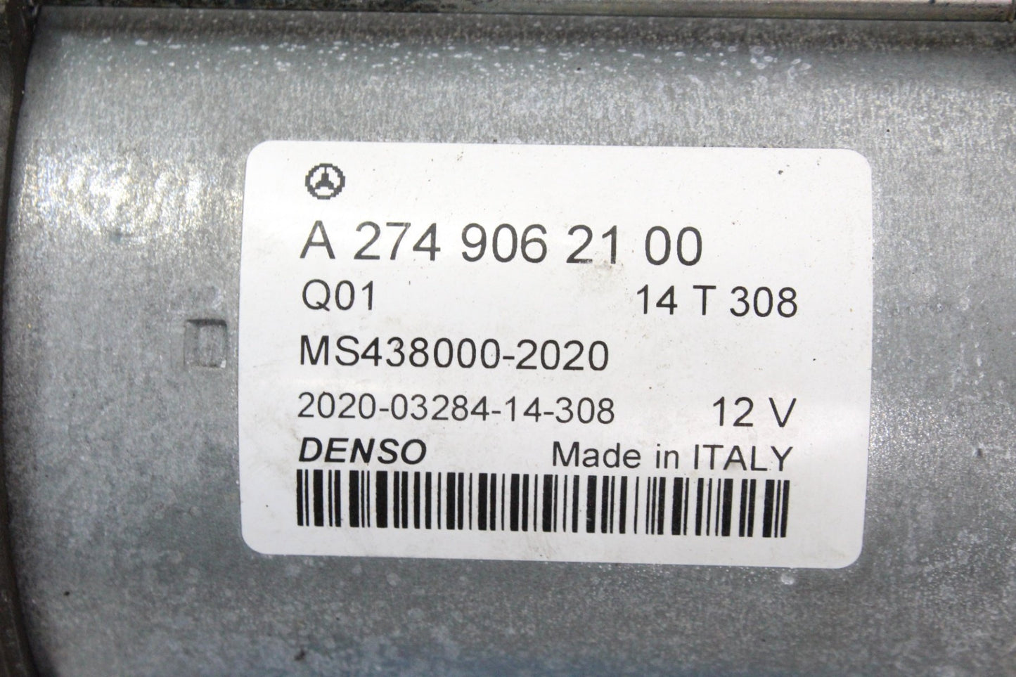 2015-2020 Mercedes-Benz C300 CDI C-Class W205 Sedan Starter Motor 2749062100