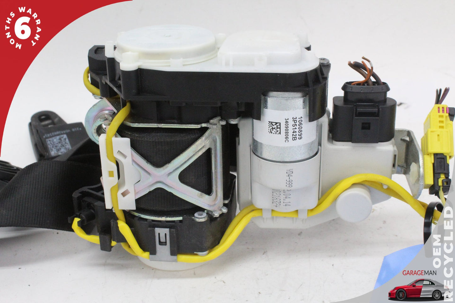 2012-2018 Audi A6 A7 Front Right Passenger Side Seat Belt Black 4G8857706G OEM