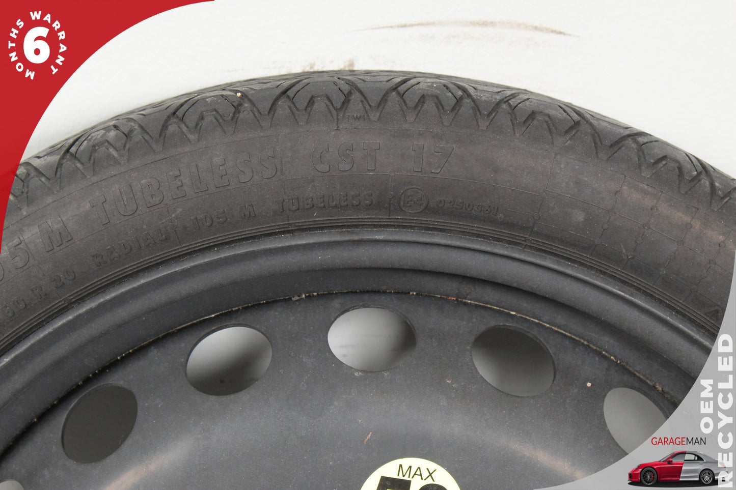 2012-2018 Audi A6 S6 RS7 Emergency Spare Tire Wheel Donut Rim 4G0601027 OEM