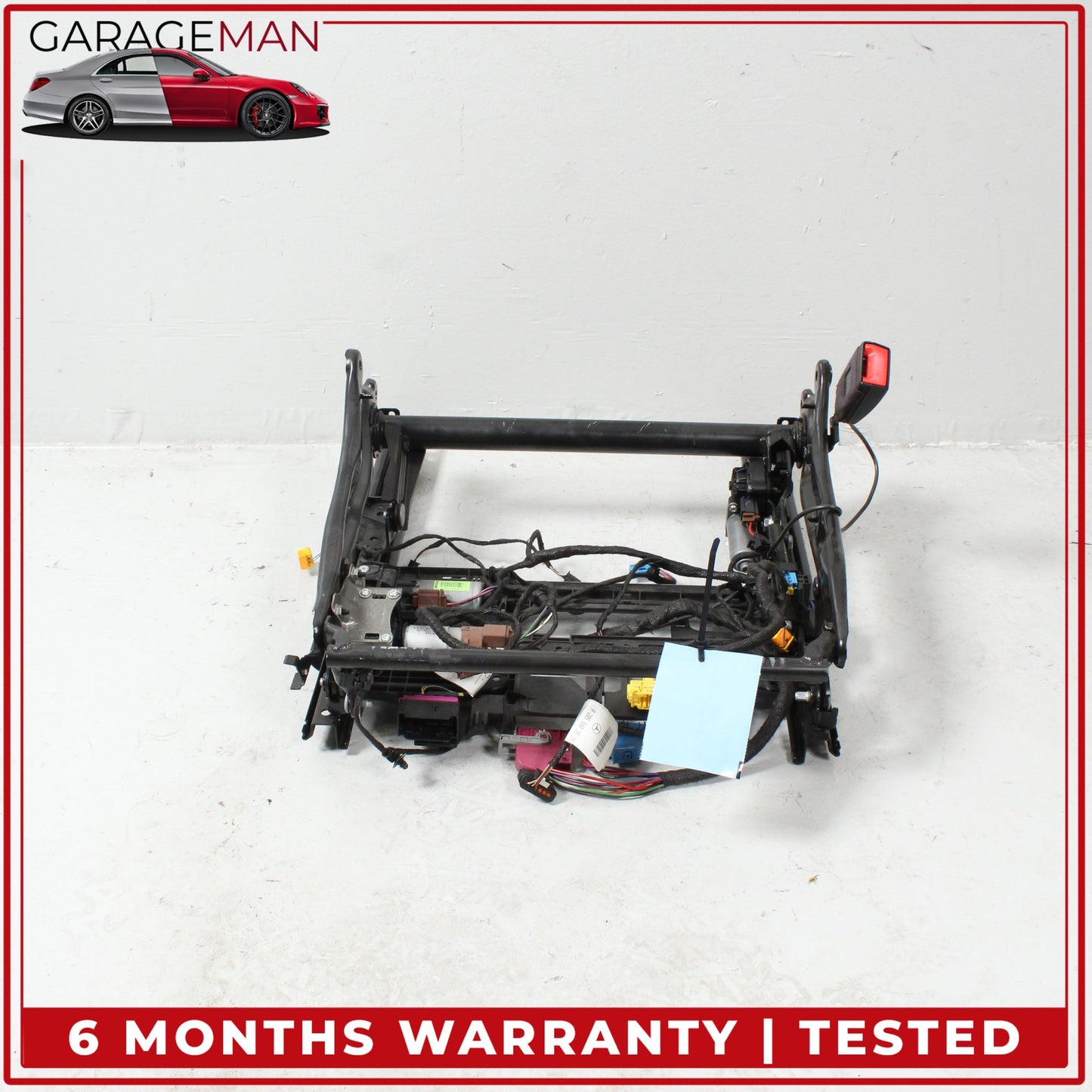 2015-2023 Mercedes W205 C300 Front Right Seat Rail Track Frame w/ Motors OEM