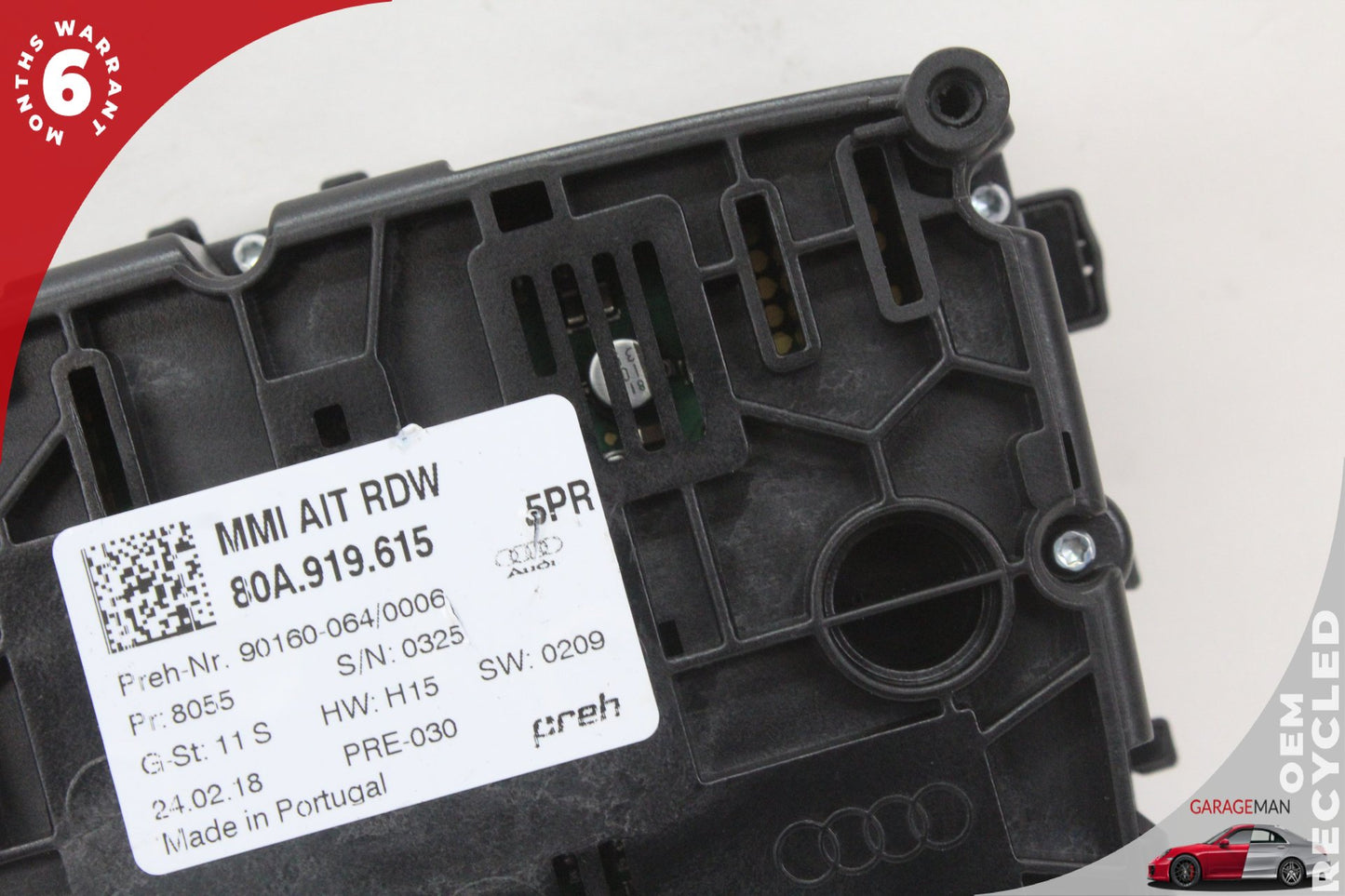 2018-2024 Audi SQ5 Q5 Front MMI Multi Media Touch Pad Control Switch 80A919615