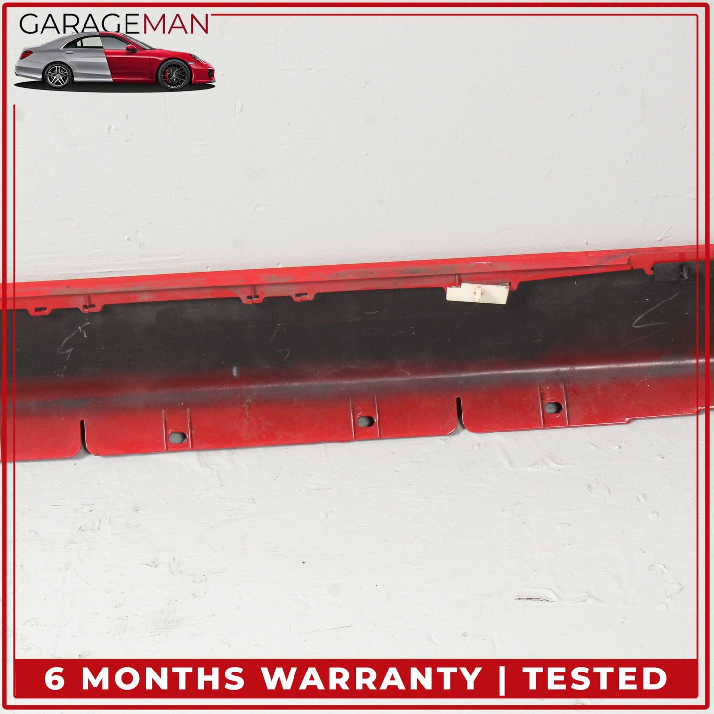 2002-2005 Ford Thunderbird Left Side Skirt Rocker Panel Red 1W637610155A OEM