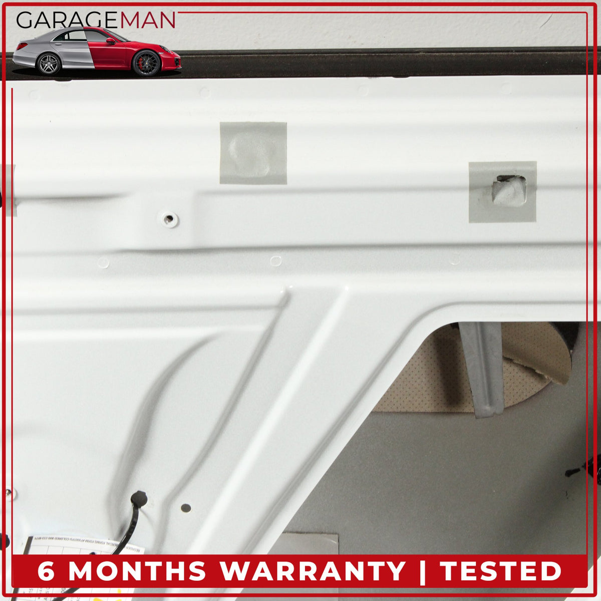 2007-2015 Audi Q7 Rear Right Side Door Shell Glacier White Metallic OEM