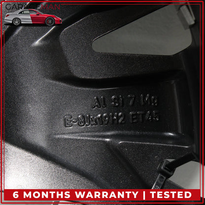 2022-2025 Audi Q4 E-tron Front or Rear Wheel Rim 8JX19H2 ET45 89A601025C OEM