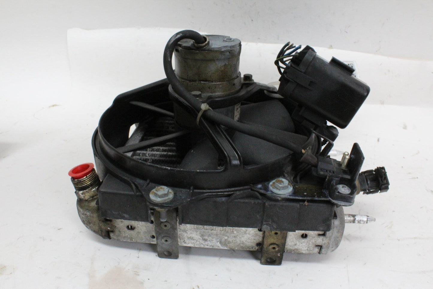2003-2006 Mercedes W220 S55 AMG Engine Oil Cooler Radiator w/ Fan Motor OEM