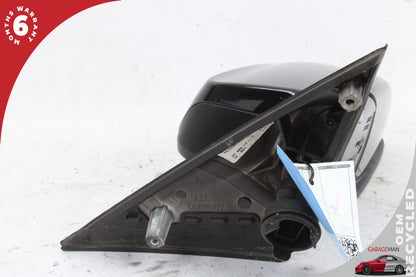2011-2016 BMW 528i F10 Front Left Side Door Rear View Mirror Black 7216364 OEM