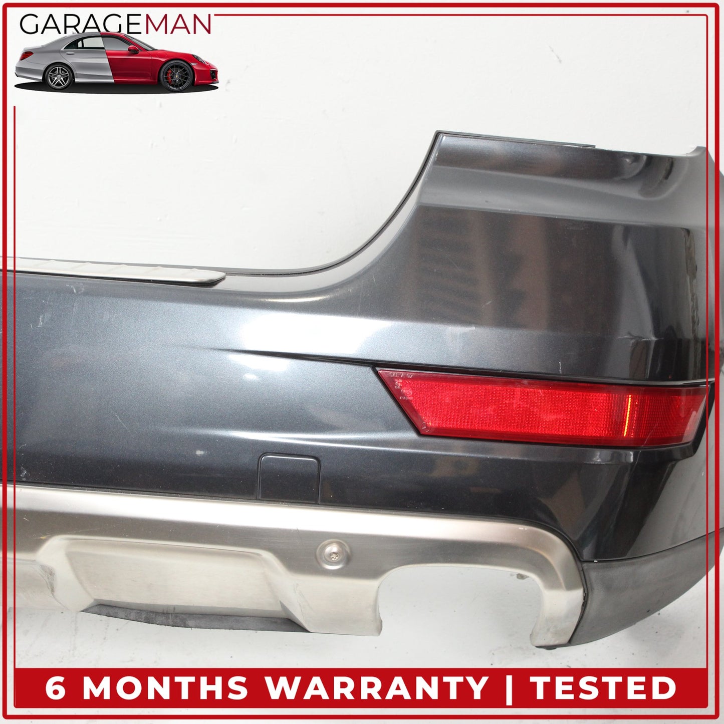 2009-2011 Mercedes W164 ML350 ML550 Base Rear Bumper Cover Assembly Gray OEM