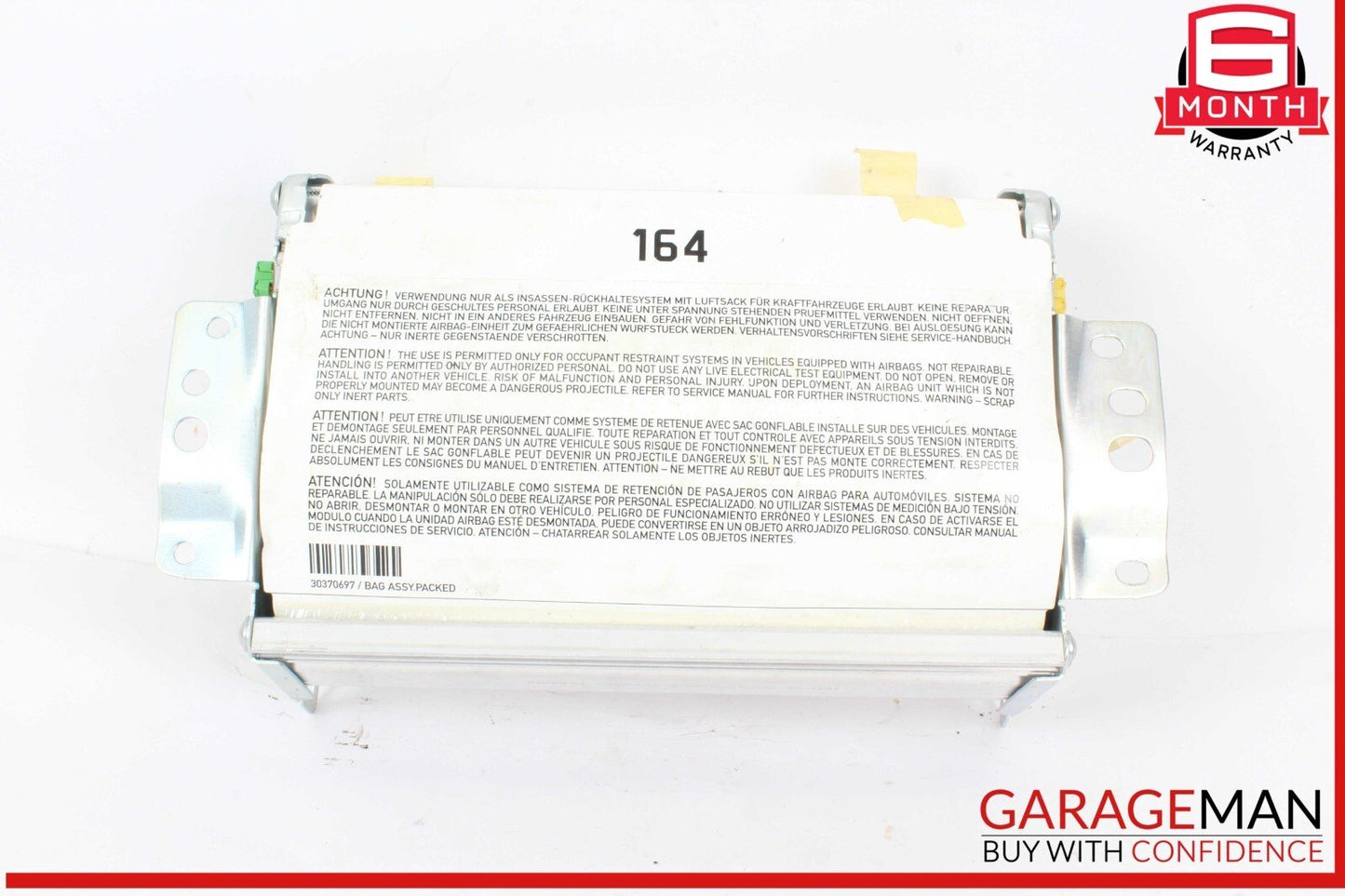 06-13 Mercedes X164 GL450 4MATIC Front Right Dash Board Dashboard Airbag Air Bag