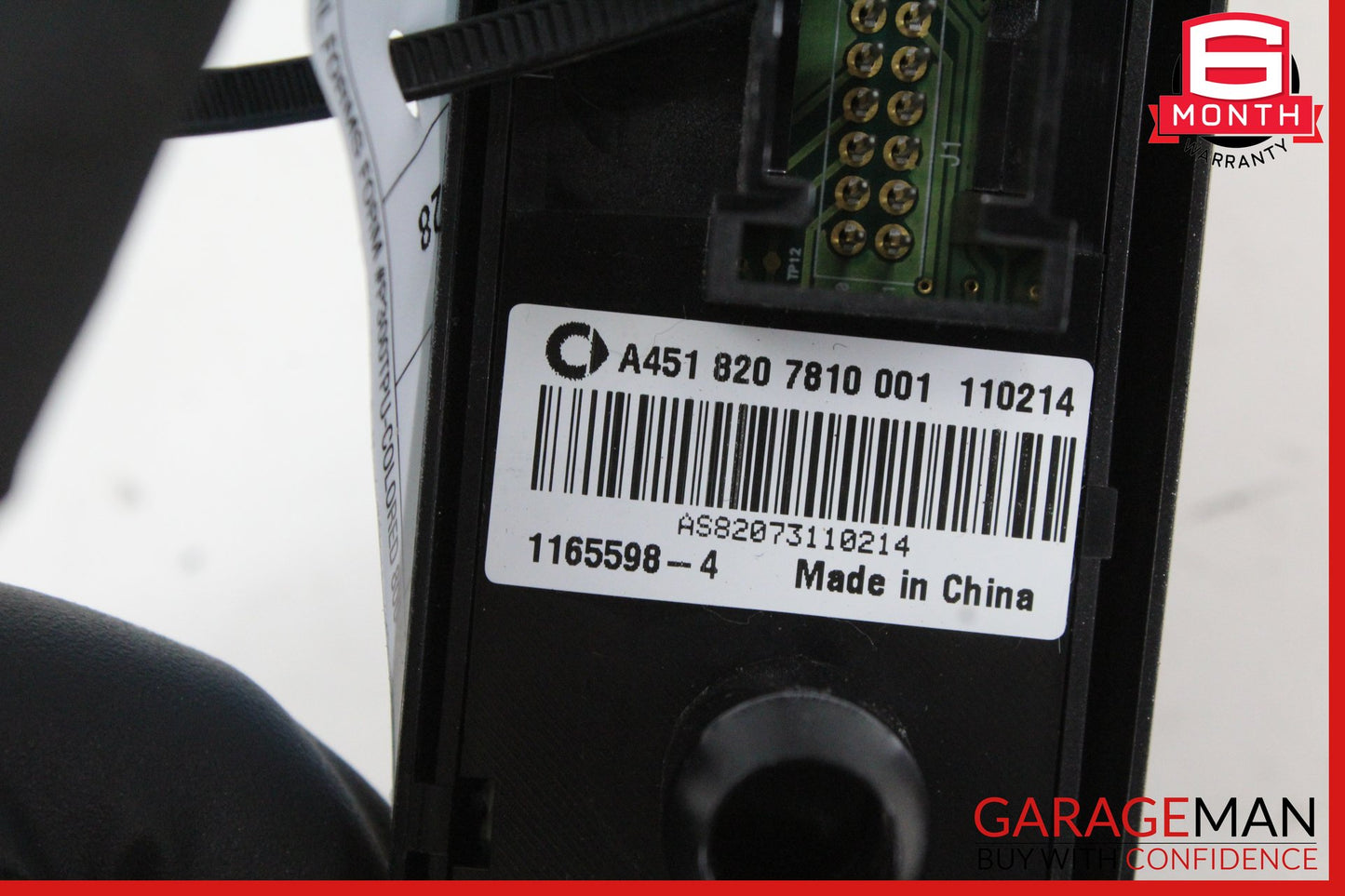 2008-2015 Smart Fortwo 451 Front Dash Hazard Control Switch Panel 4518207810 OEM