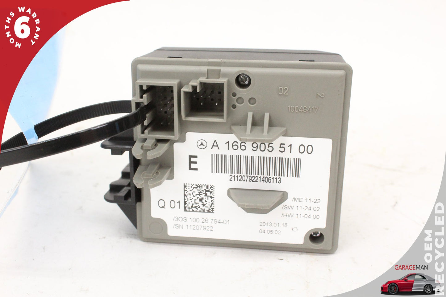 2013-2015 Mercedes-Benz GL450 X166 SUV Ignition Switch Module 1669055100 Genuine